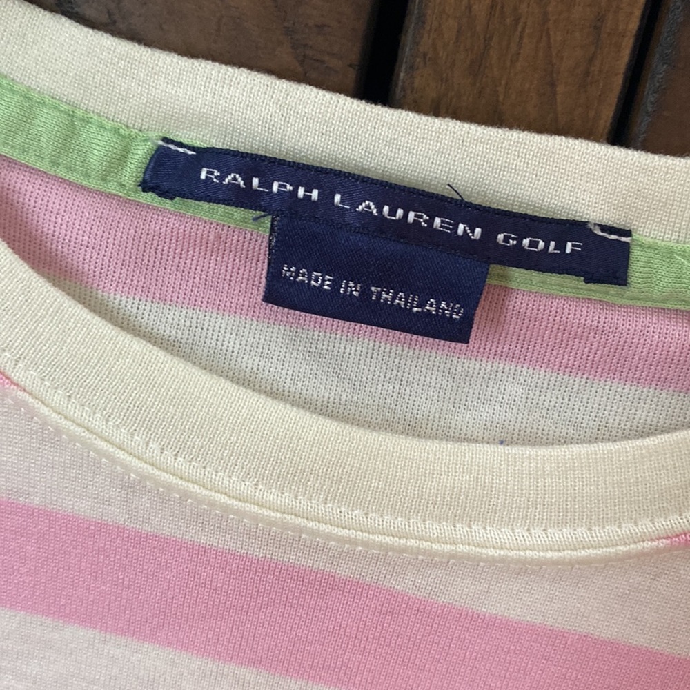 Ralph Lauren Golf  Women’s Striped T-Shirt - Picture 3 of 8